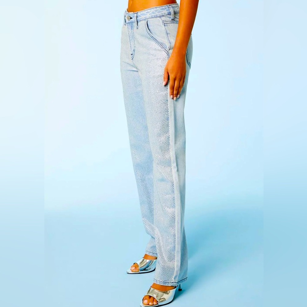 Forever 21 Rhinestone Jeans